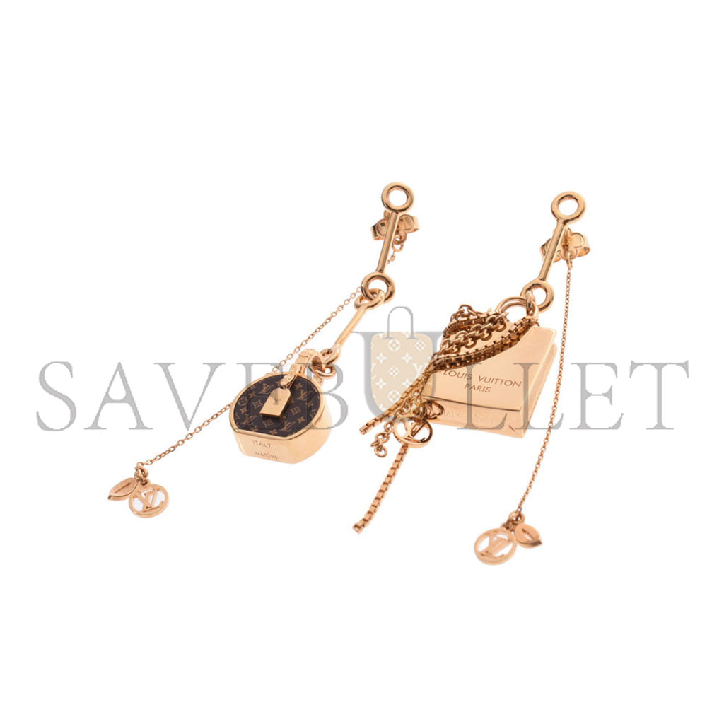 LOUIS VUITTON MINI LV EARRINGS M68396